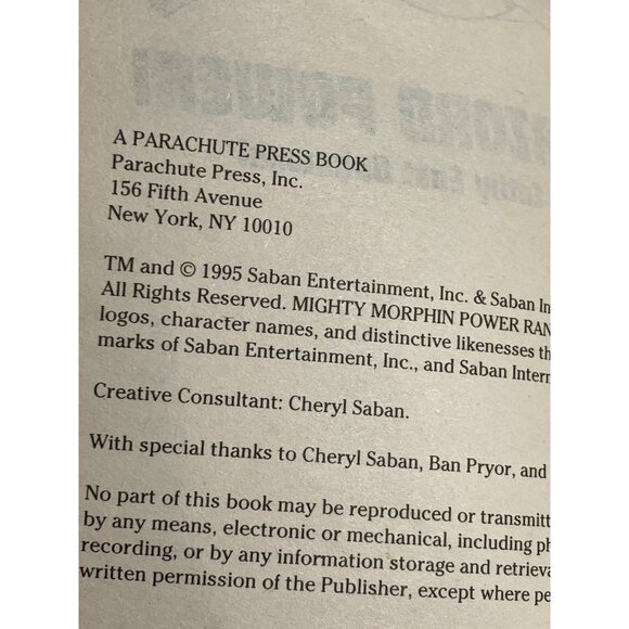 Mighty Morphin Power Rangers Vintage Books Lot of 2 - Picture 3 of 10